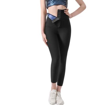 China Fitness 3051 Sauna Antibacterial Antibacterial Corset Women's Shapewear Legging Sportswear Lose Trainer Weight Tummy Control Waist Gaiters for sale