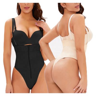 China 2028 New Women Breathable Breathable Shapers Plus Size Thong Shapewear Tummy Control Butt Lifter Faja Colombiana Sexy Corset Shaper for sale