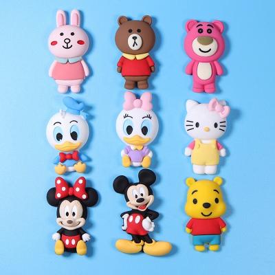 China The Whole World Kwaii Cute Flat-back Bulk Charm Cartoon Animal Mickey Minnie Crafts Resin Slime Charm For Cell Phone Decoration for sale