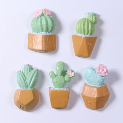 China Hot Sale China Kawaii Charms Simulated Cactus Plant Resin Accessories Resin Ornaments For DIY Mud Craft Toys for sale