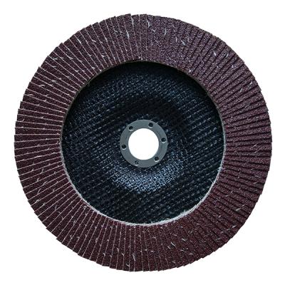 China 7 Inch Alumina Fiberglass Backing Fin Sanding Disc For Metal Polishing Wheels 180x22.2mm for sale