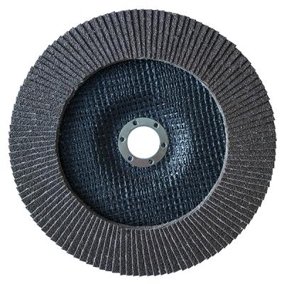 China 7 Inch Calcined Alumina Fiberglass Backing Fin Sanding Disc For Metal Polishing Wheels 180x22.2mm for sale