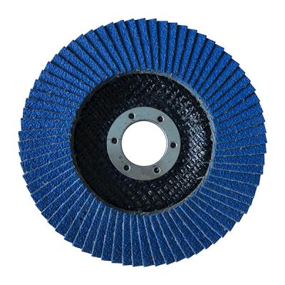 China 4.5 Inch 115mm Zirconia Fiberglass Backing Fin Sanding Disc For Metal Polishing Wheels 115x22.2mm for sale