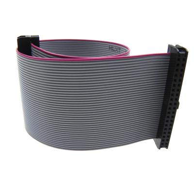 China Good Custom Transfer 64 Pin Male To Female Flat Connector 2.54mm Pitch IDC Ribbon Cable for sale