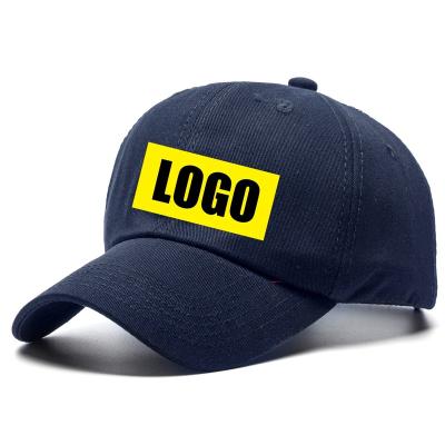 China Baseball Cap COMMON Sports Dad Solid Color Cotton High Quality Casual Golf Caps Embroidery Custom Logo for sale