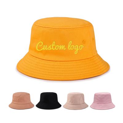 China Fashion Wholesale Custom Cotton Design Plain Visor Character Summer Bucket Hat Outdoor Hats for sale