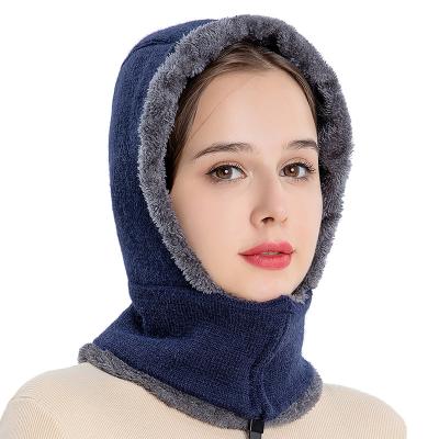 China JOINT Custom Women's Wholesale Designer's Winter Warm Knit Hats And Beanie Scarf for sale