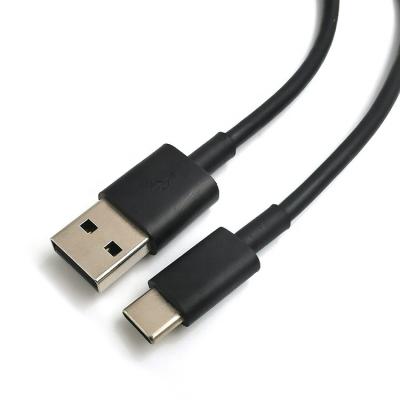 China USB Charging+Data Synchronization USB 2.0 A Male To Type C Male Cable Black for sale