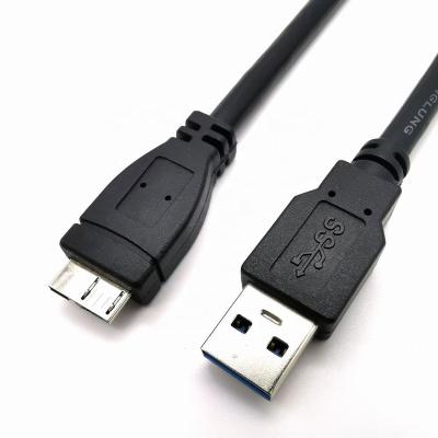 China Computer And Mobile Hard Disk Super Speed ​​USB3.0 A Male To Micro B Male Mobile Hard Disk Cable for sale