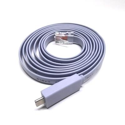 China Telecommunication 1.8M FTDI USB Type Console C To RJ45 Cable Routers Serial Cable for sale