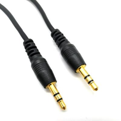 China 1M Gold Plated 3.5mm Jack Speaker Male to Aux Audio Cable. male for sale