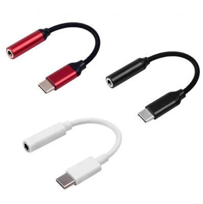 China Mobile phone laptop audio bablet Digital Adapter Usb Type C to 3.5mm Earphone Jack Audio Adapter for sale