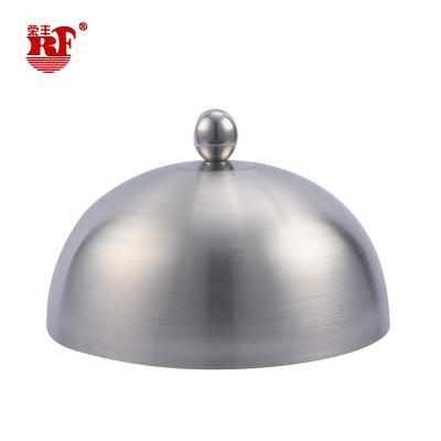 China Luxury Metal Stainless Steel Beef Steak Dome Dish Dish Food Supply Warmer Cover Hotel Banquet Viable Buffet Restaurant Food Display for sale