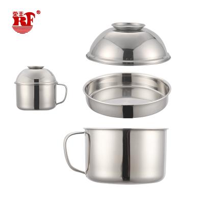 China Sustainable Hot Sale Stainless Steel Snack Cup / Mug Dining Cup For Student / Worker for sale