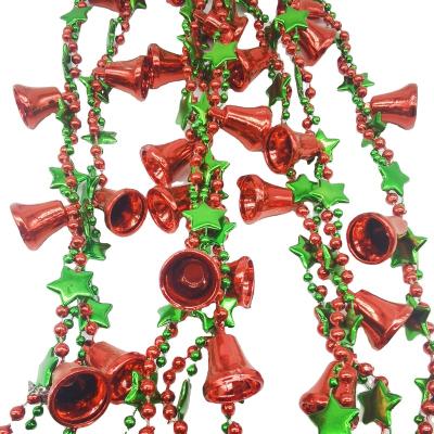 China PVC & Five-pointed Star of PET Pearl Garland Jingle Bell 2 in 1 for sale