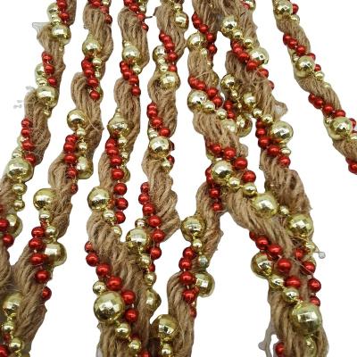 China PVC & PET & Garland Hemp Rope Disco Bead 8mm 3 in 1 for sale