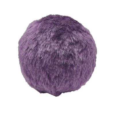 China Faux-fur & Handmade PS Balls Felt Faux Fur Christmas Ornaments Decorative Hanging Decoration Craft 80mm for sale