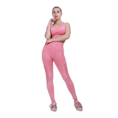 China Wholesale Fitness Clothing Manufacturers Breathable Two Piece Fitness Clothing Women Gym Wear Set for sale