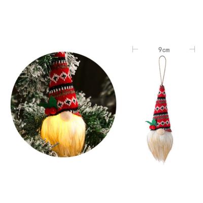 China Decorate Handmade Dwarf Elf Tree Doll Christmas Decoration Supplies Faceless Glowing Gnome Dolls Room and Tree Gift for sale