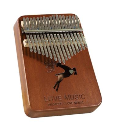 China Easy to Play/Portable Mbira Sanza Kalimba 17 Keys Finger Piano African Wooden Calimba Perfect Gift for sale