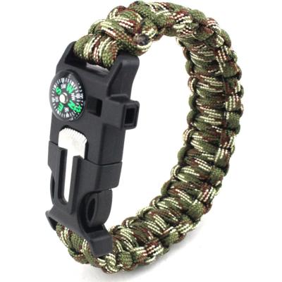 China Beautiful Simple Survival High Quality Outdoor Multifunctional Wristbands for sale