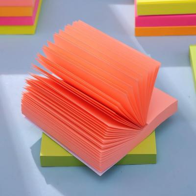 China Self-adhesive personalized sticky note, colorful pet page marker, adhesive sticky note pads for sale