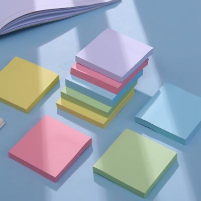 China Self Adhesive Light Paper Tabbed Cute Personalized Custom Printed Shaped Sticky Note for sale