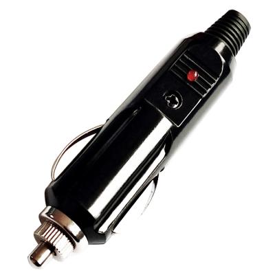 China With LED Light MX 12 Volt Auto Cigarette Lighter Plug With Red LED Light for sale