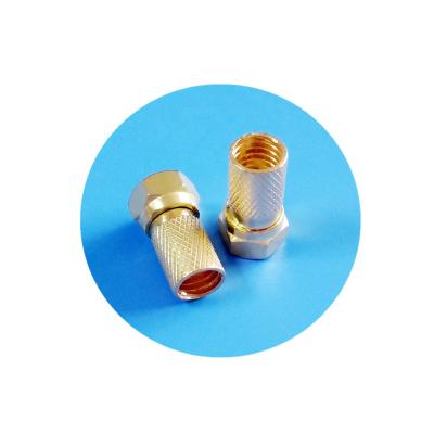 China audio & Video MX RG6 F-Type Male Twist-On Coaxial Cable F Coaxial Connector for sale