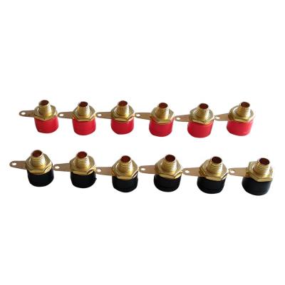 China PCB 4mm Female Banana Socket Jack Mount Connectors For Banana Sockets Amplifier Terminal Binding Post for sale