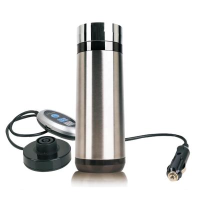 China New Design Viable Car Electric Kettle 12v With Cup Easy To Clean Car Vehicle Lid Vacuum Thermos Mug&Portable for sale