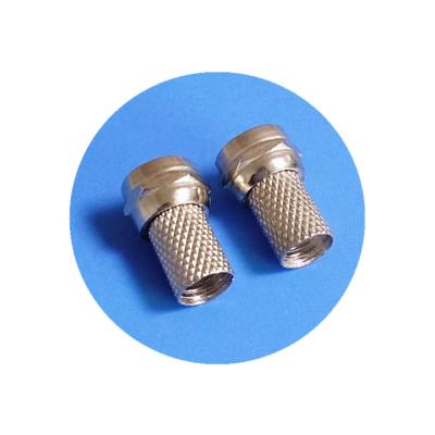 China audio & MX F Male Video Type Twist-On TV Antenna Coaxial Connector For RG6 RG59 Coaxial Cable for sale