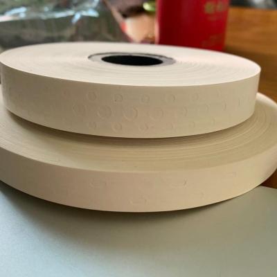 China High Quality Heat Resistant Veneer Paper Strip White Color Perforated For Plywood Use for sale