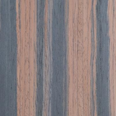 China Modern Refurbished Ebony Wood Veneer Massacar Quarter Cut 0.60mm for sale