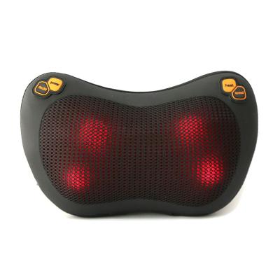 China Multi Rotating 4 Massage Heads Function Relax Shiatsu Rest Elektric Smart Wireless Neck Shoulder Car Massage Pillow With Heat for sale