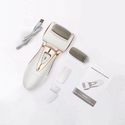 China Dead Peel 2022 Foot Folder Skin Remove Electric Foot Pedicure Callus Remover With Interchangeable Heads for sale