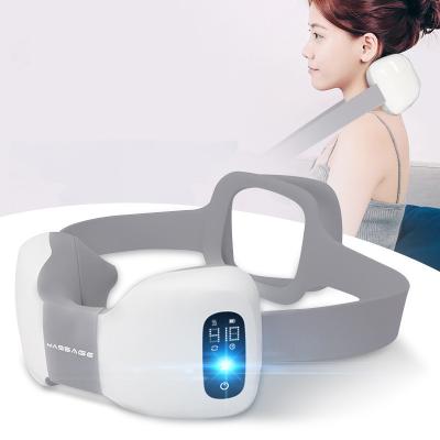 China ARM 2022 Newest China Newest China Neck Timing Control Shiatsu Vibration Neck Shoulder Cervical Massager with Heat for sale