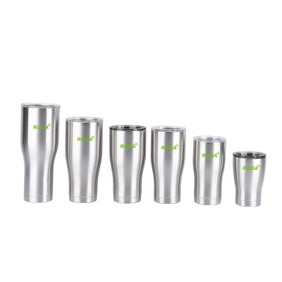 China Wholesale 12oz 20oz 24oz 30oz 40oz Sustainable Professional Modern Slim Curve Insulated Tumbler With Lid for sale