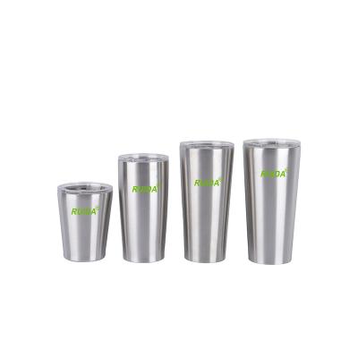 China New Arrival 30oz 24oz 20oz 12oz Double Sided Stainless Steel Viable Wall Insulated Cup Vacuum Tumbler Straight Slim Travel Mug for sale