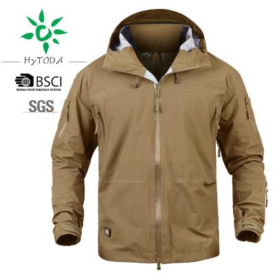 China Men's Tactical Rain Jacket Men's Hard Shell Breathable Military Jacket Army Style for sale