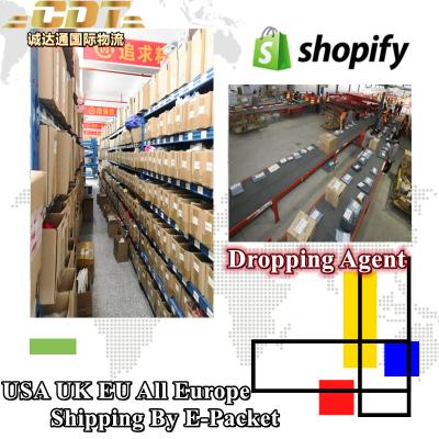 China Warehousing services warehousing shopify services Dropshipping agent to US/EU dropshipping door to door service to repack fast delivery for sale