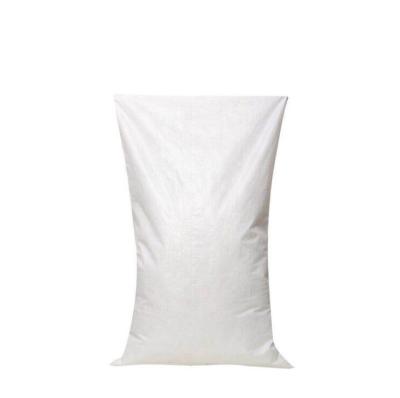 China Manufacturer Customized Polypropylene Recyclable 25 White PP Woven Bags To 50 Kg Packing Bag For Grains And Corn for sale