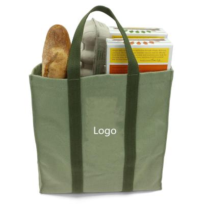 China Durable Reusable Sewing Quilting Harder Handle Cotton Eco-Friendly Custom Canvas Long Shopping Tote Bag for sale