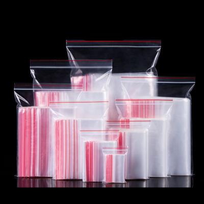 China LDPE Aseptic Wholesale Clear Ziplock Plastic Bag for sale