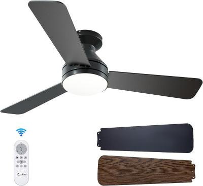 China Modern Amico Ceiling Fans with Lights, 42 inch Low Profile Ceiling fan with Light for sale