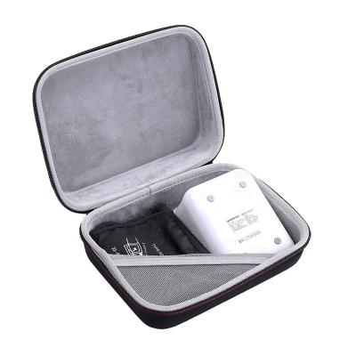 China Customized Hard Carrying Packaging Medical Clarinet Eva Case Shell Sphygmomanometer Foam Zipper Cloth Case for sale