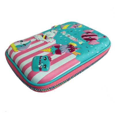 China OEM Custom Large School Pencil Case Eva School Hard Smiggle Pencil Case Hard Durable Zipper Dustproof Shockproof Waterproof Portable 3d Bag Eva Case For Pencil for sale