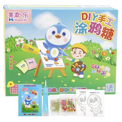 China Creative Handmade Sets Diy Painting Gift Doodle Doll Candy Toy for sale