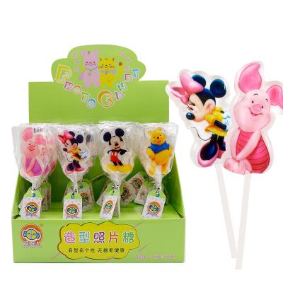 China Natural Factory Directly Manufacturer Modeling Photo Sugar 25g*28 Sticks Lollipop for sale