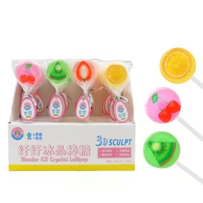 China Normal Thin Ice Crystal Lollipop Fruit Story Lollipop 10g*32pcs for sale